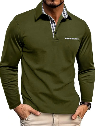 Polo Shirt with Long Sleeves for Stylish Comfort