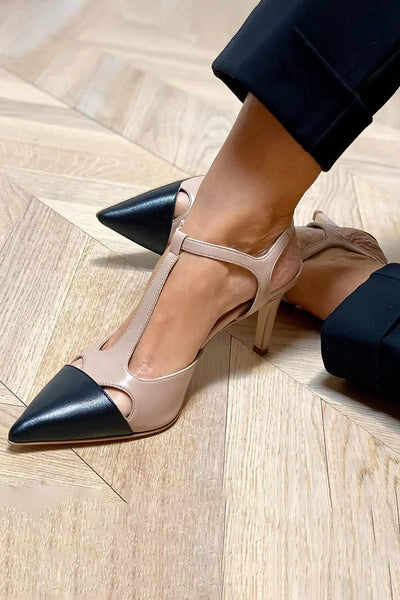 CAMILLA | Bicolor Low-Cut with Strap
