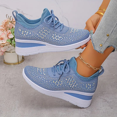 Jane – Crystal Embellished Comfort Sneakers