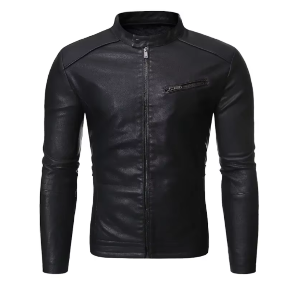 Elegant leather jacket