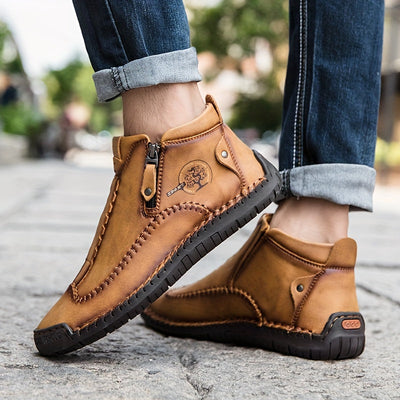 Simon – Handcrafted Leather Comfort Boots
