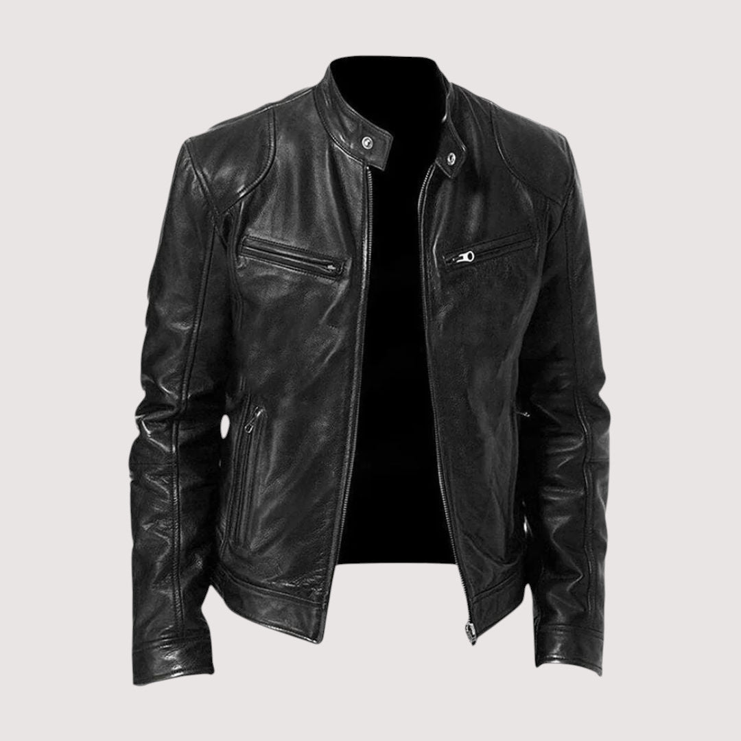 Hessel | Stylish Leather Jacket for Men, Perfect Warm Appearance
