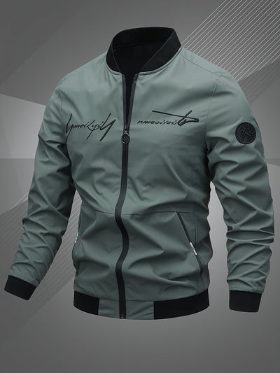 Harm | Trendy Casual Bomber Jacket with Long Sleeves for a Stylish Look