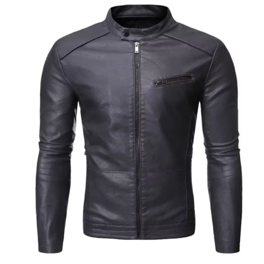 Elegant leather jacket