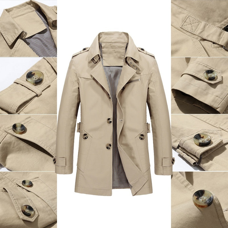 Juris | Stylish Business Windbreaker with Long Sleeve Design