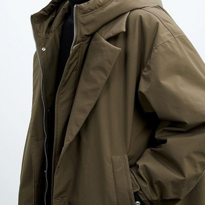 Brandon – Classic Hooded Trench Coat
