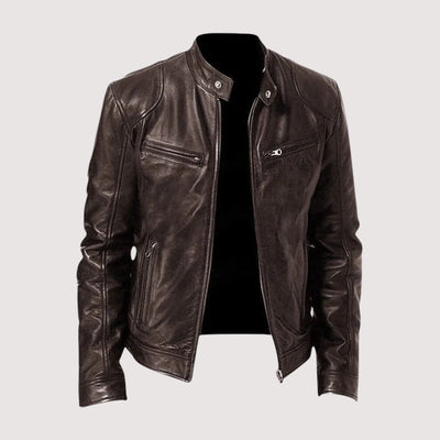 Hessel | Stylish Leather Jacket for Men, Perfect Warm Appearance