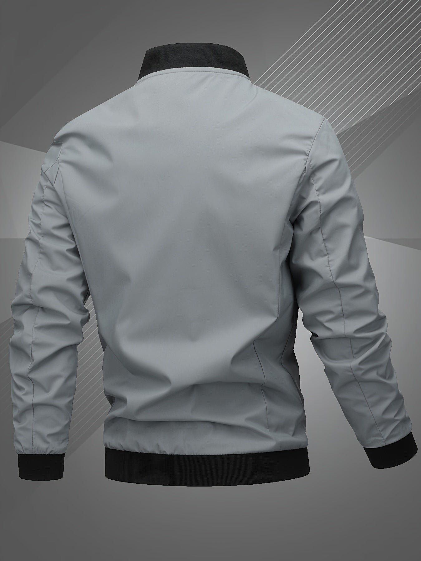 Harm | Trendy Casual Bomber Jacket with Long Sleeves for a Stylish Look