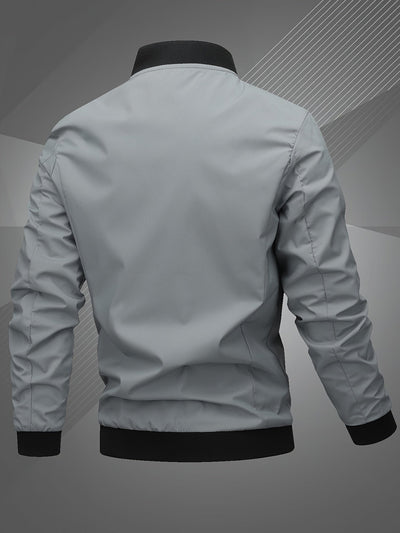 Harm | Trendy Casual Bomber Jacket with Long Sleeves for a Stylish Look
