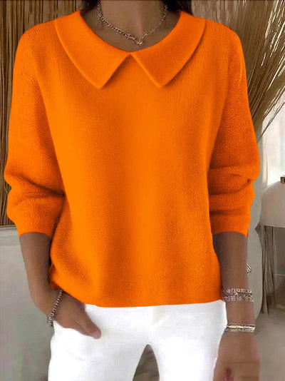 Mona – Collared Knit Jumper
