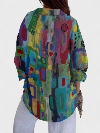 Jasmin – Colourful Statement Blouse