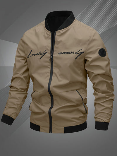 Harm | Trendy Casual Bomber Jacket with Long Sleeves for a Stylish Look