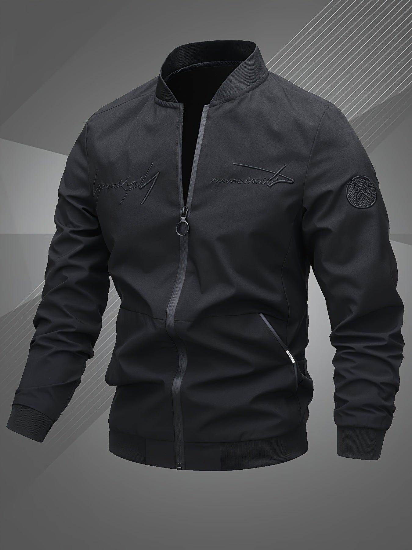 Harm | Trendy Casual Bomber Jacket with Long Sleeves for a Stylish Look