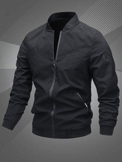 Harm | Trendy Casual Bomber Jacket with Long Sleeves for a Stylish Look