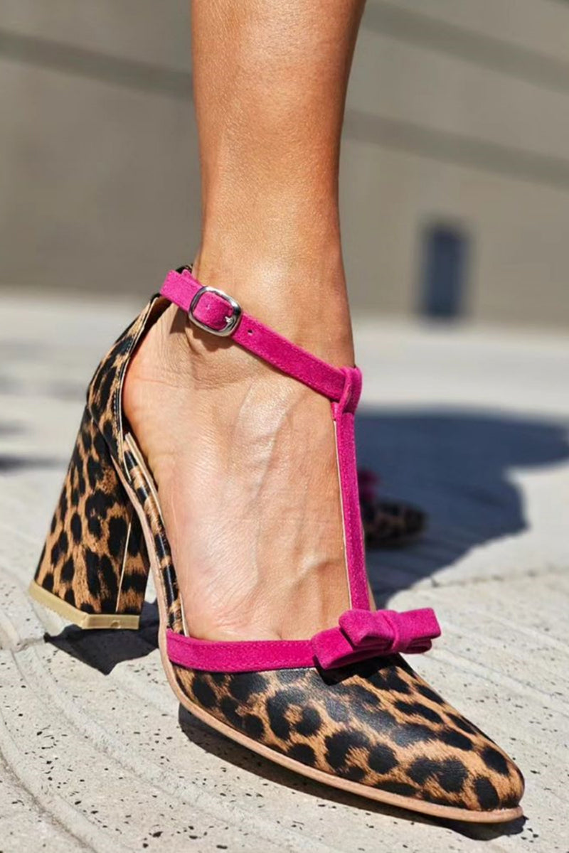 Beauu™ | Elegant Green Leopard Print Sandals with Attractive Colored Details