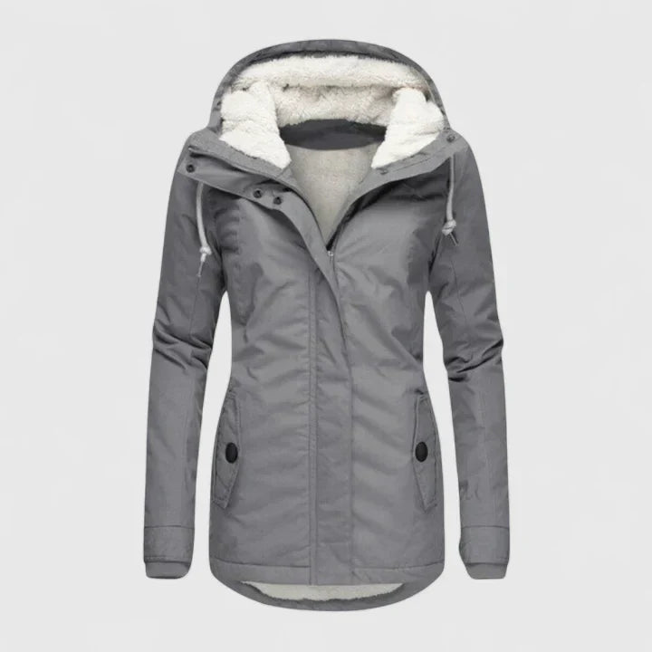 Claire – Winter Jacket with Faux Fur Lining
