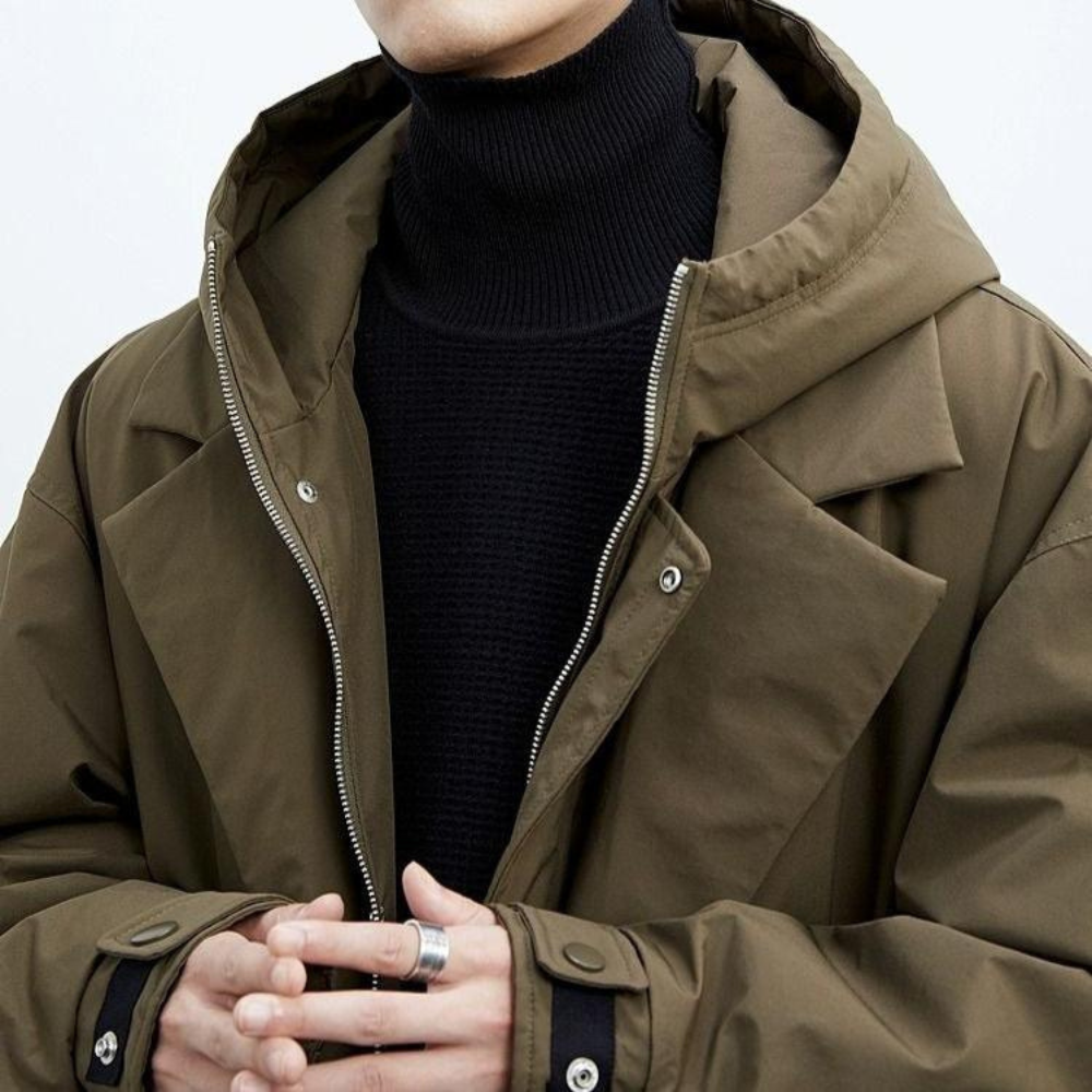 Brandon – Classic Hooded Trench Coat