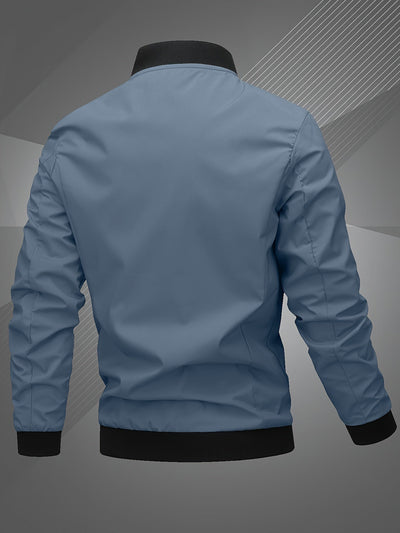 Harm | Trendy Casual Bomber Jacket with Long Sleeves for a Stylish Look