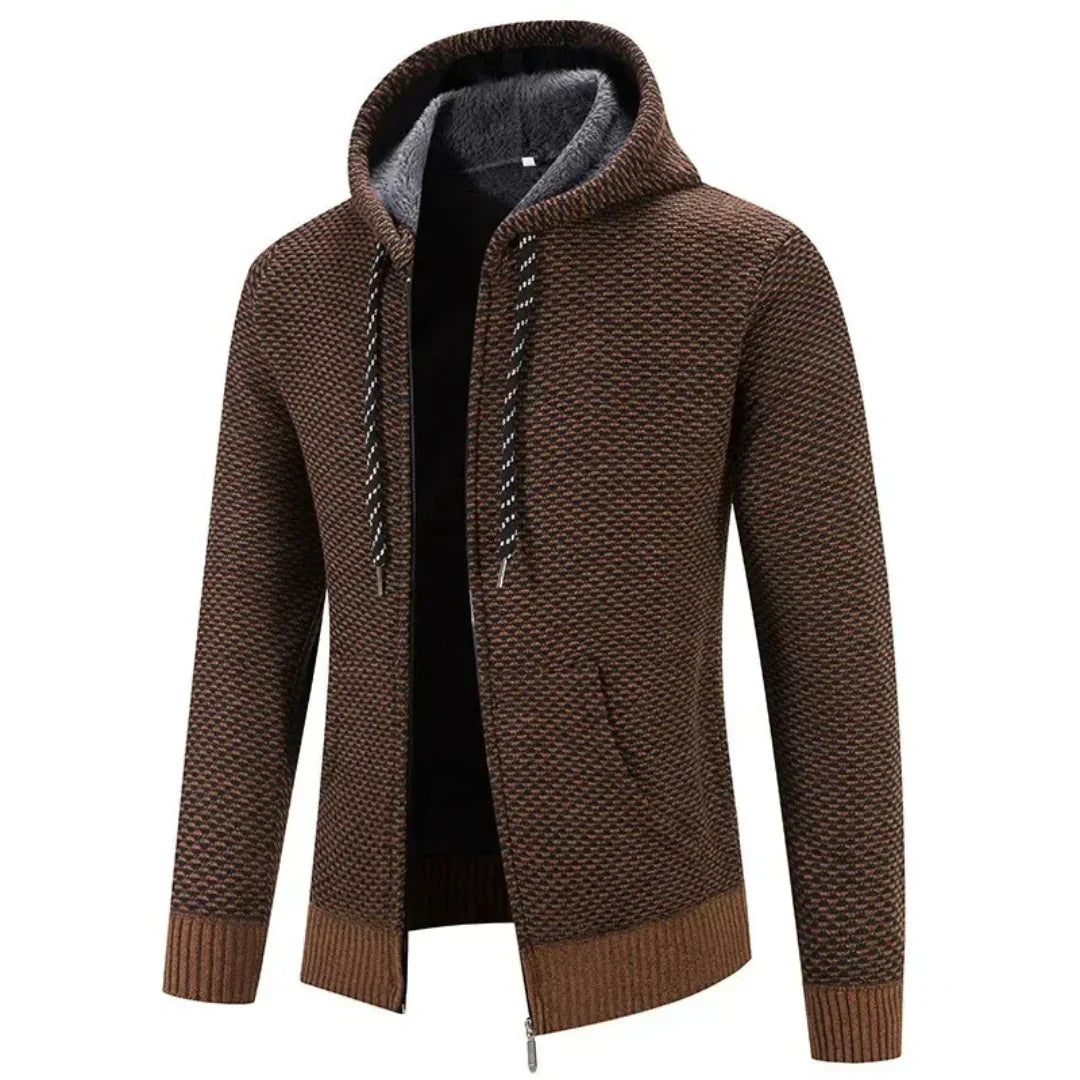Matthew – Knitted Zip Hoodie