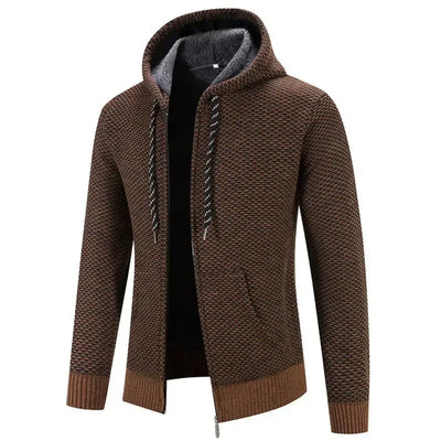 Matthew – Knitted Zip Hoodie