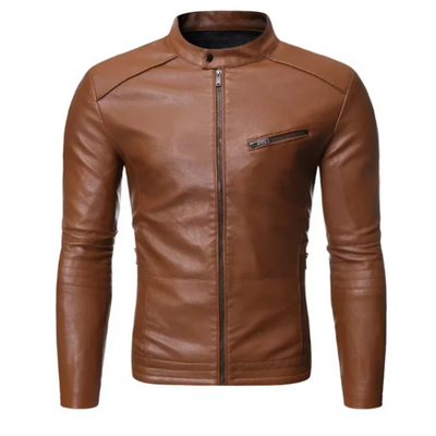 Elegant leather jacket