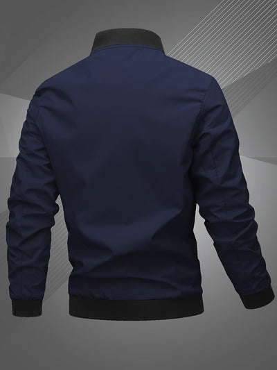 Harm | Trendy Casual Bomber Jacket with Long Sleeves for a Stylish Look