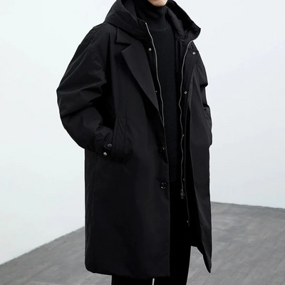 Brandon – Classic Hooded Trench Coat