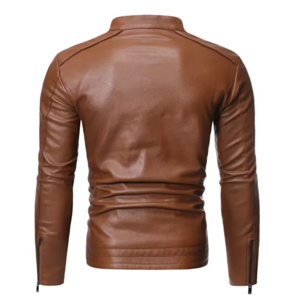 Elegant leather jacket