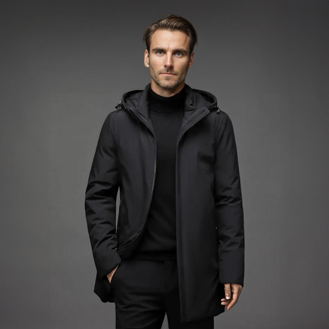 Carl | Slim Fit Long Women's Jacket For a Stylish and Comfortable Look