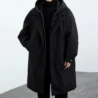 Brandon – Classic Hooded Trench Coat