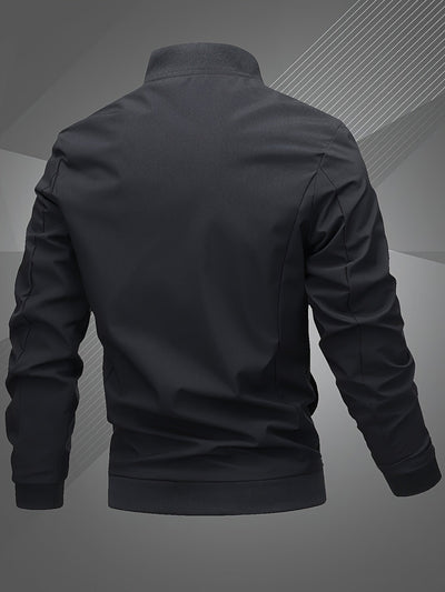 Harm | Trendy Casual Bomber Jacket with Long Sleeves for a Stylish Look