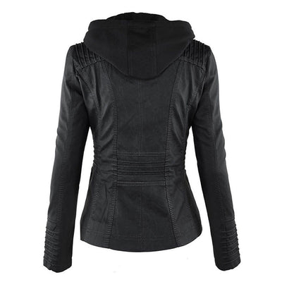 Gia - Leather Biker Jacket