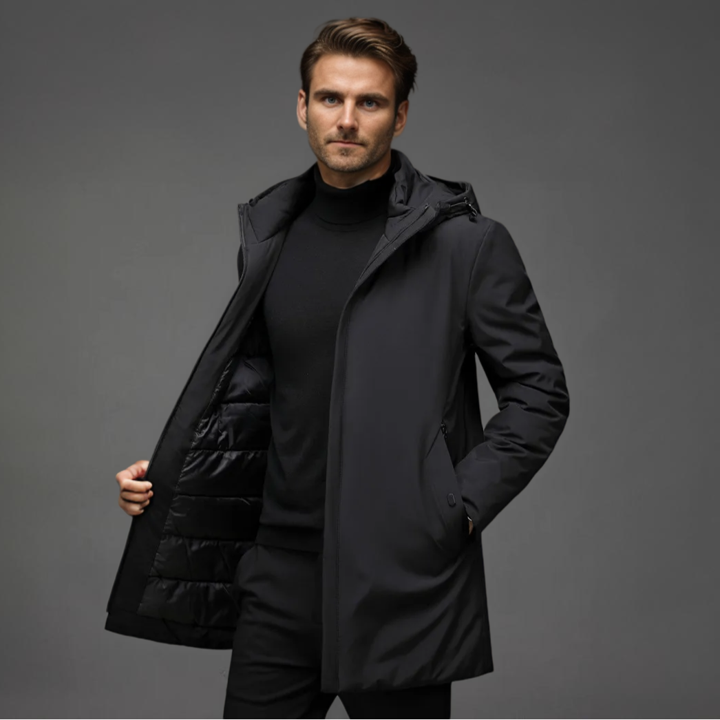 Carl | Slim Fit Long Women's Jacket For a Stylish and Comfortable Look