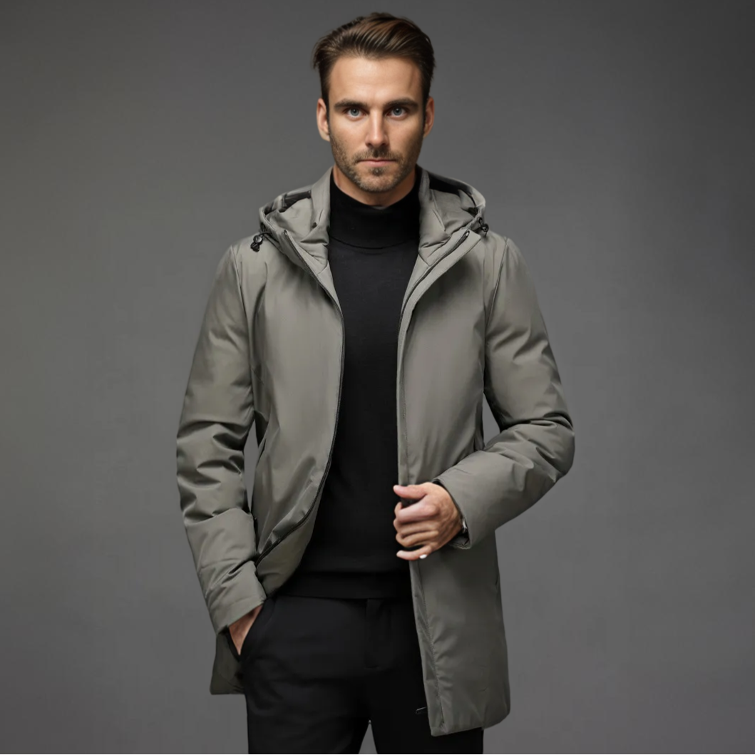 Carl | Slim Fit Long Women's Jacket For a Stylish and Comfortable Look