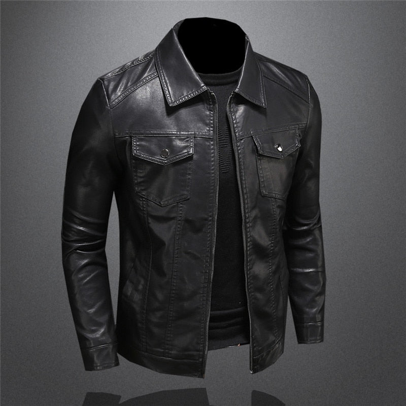 Sonny | Stylish Men's Leather Jacket for a Timeless Look
