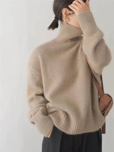 Annelise – High Neck Cashmere Jumper