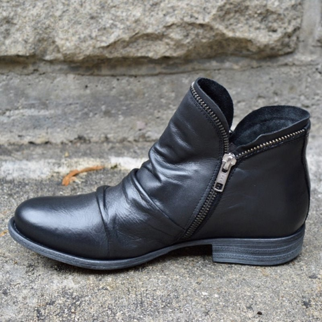 Carice - Premium Leather Ankle Boots