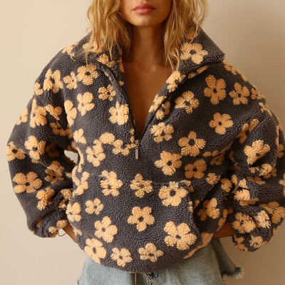 Suzan | Flower Print Sweater