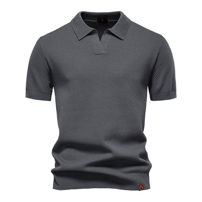 Gregory - Refined Knit Polo Shirt