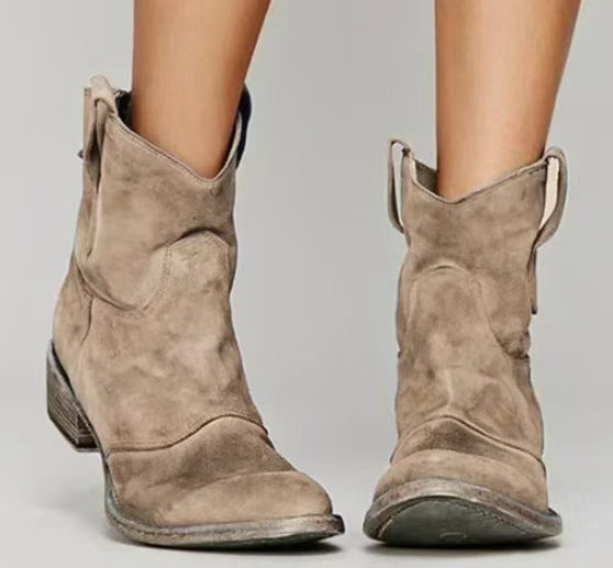 Haley – Suede Ankle Boots