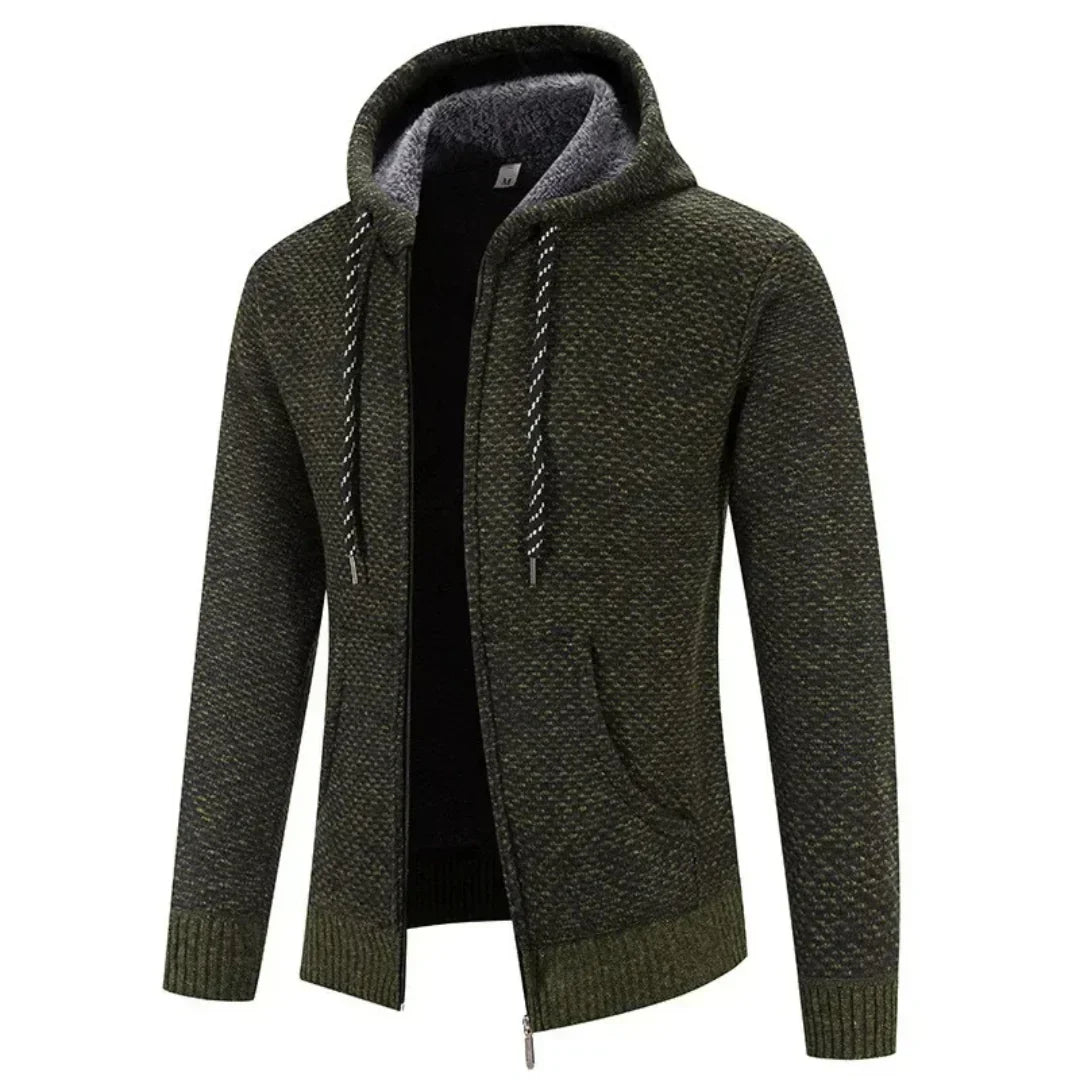Matthew – Knitted Zip Hoodie