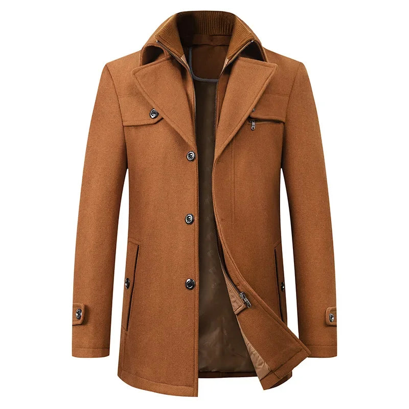 Stephon | Elegant Business Casual Reinforced Coat for a Professional Look