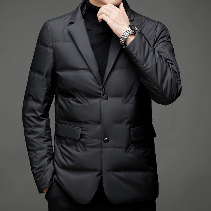 Javier | Elegant and fashionable winter jacket blazer for a stylish look