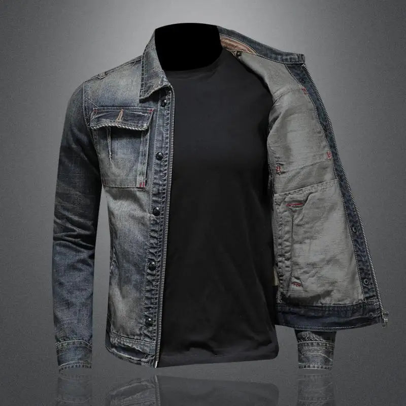 Hugo | Stylish denim jacket with trendy zipper details