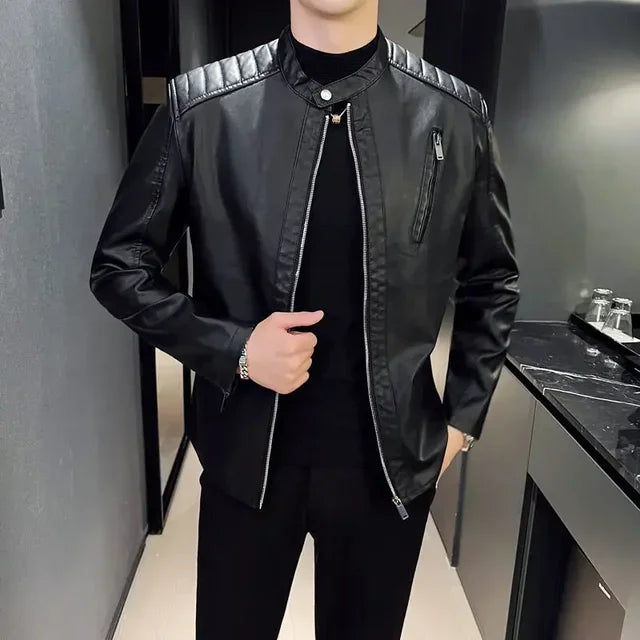 Elegant leather jacket