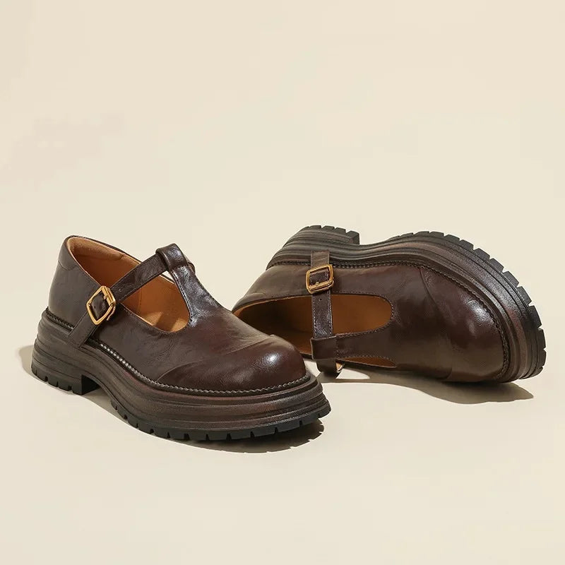 Giorgia | Elegant High-Quality Leather Mary Jane Shoes