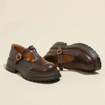 Giorgia | Elegant High-Quality Leather Mary Jane Shoes