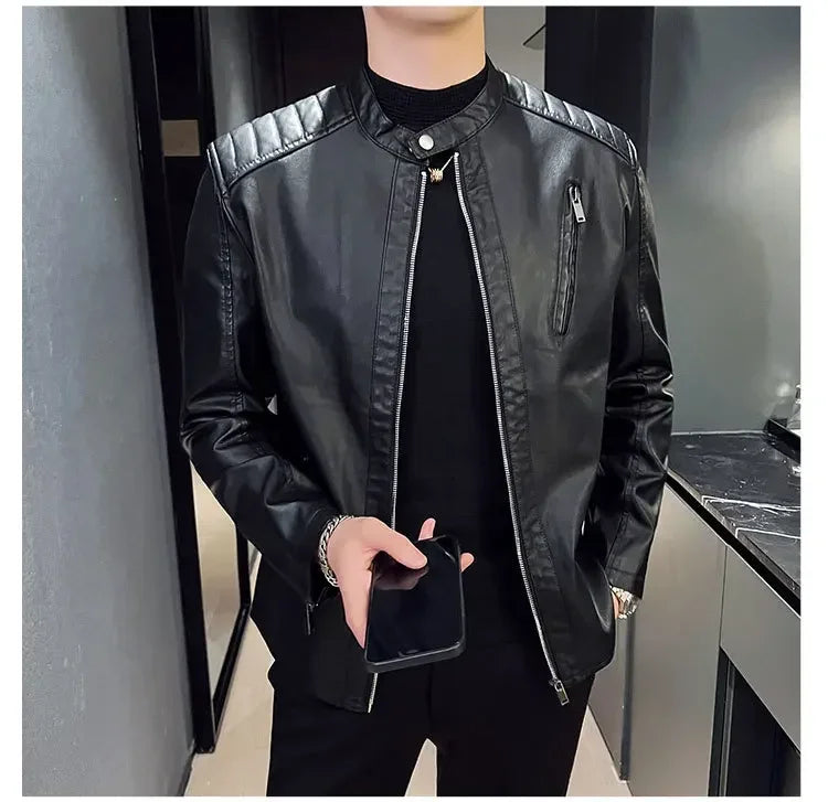Elegant leather jacket
