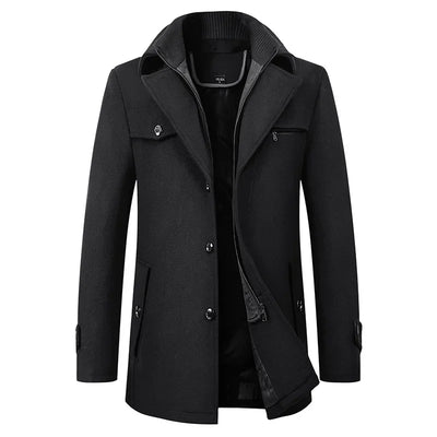 Stephon | Elegant Business Casual Reinforced Coat for a Professional Look