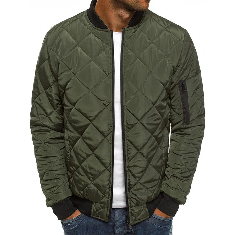 Dale | Stylish Cotton Jacket with Elegant Plaid Print for a Timeless Look